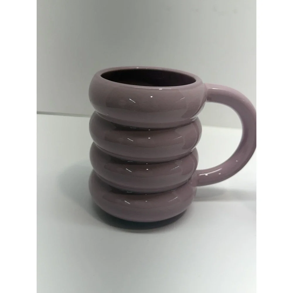 14oz Stoneware Artisan Mug Set Purple - Room Essentials: Coffee Cup, Microwave &